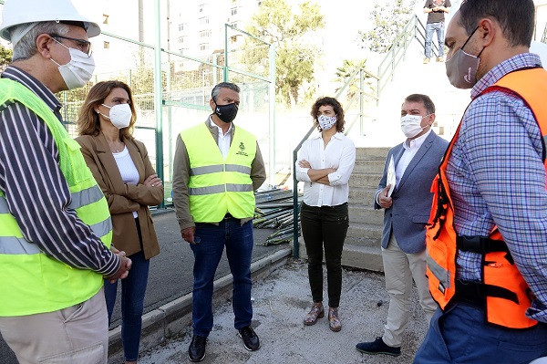 Las obras del Complejo Deportivo de Las Delicias concluirán el próximo