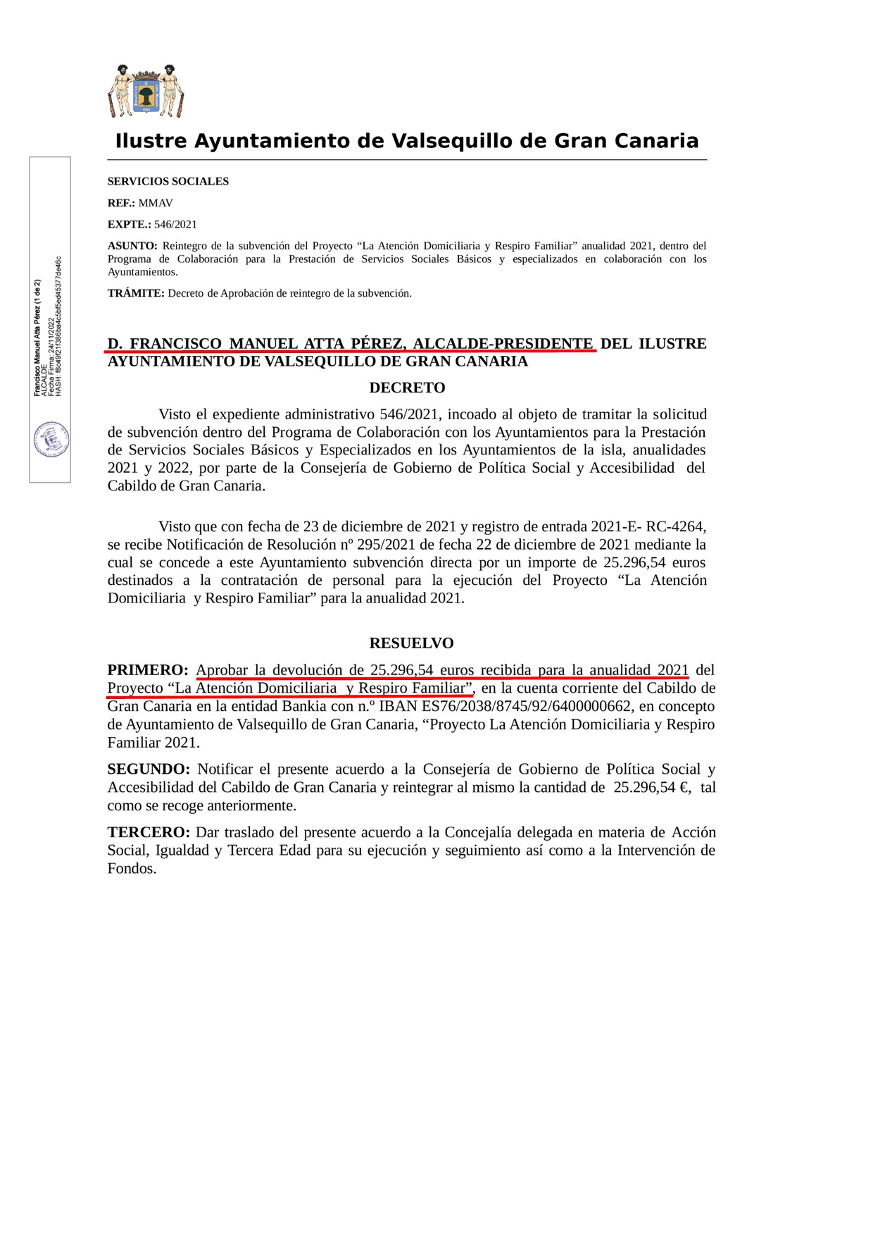 02. Decreto devolución 25000 Nov 2022