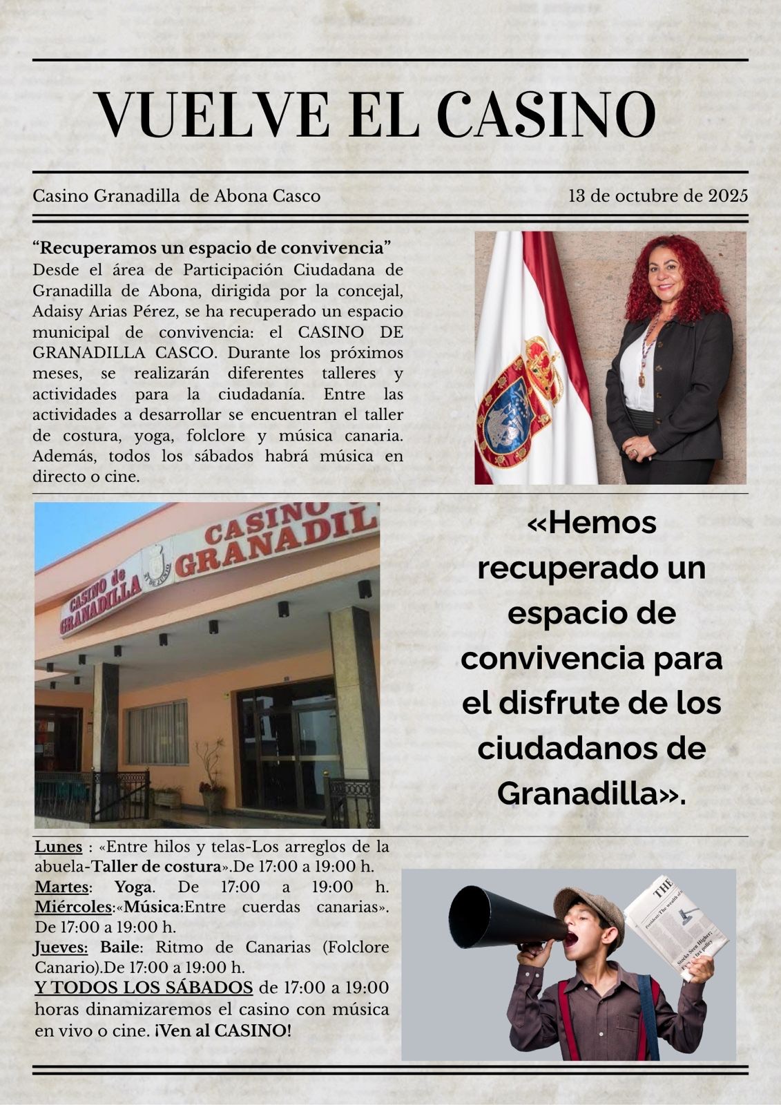 Cartel Casino.//Cedida
